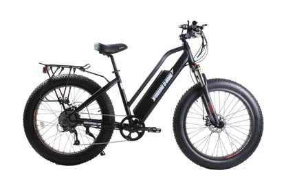 X-Treme Boulderado 48 Volt 10 Amp Fat Tire Step-Through Electric Mountain Bicycle